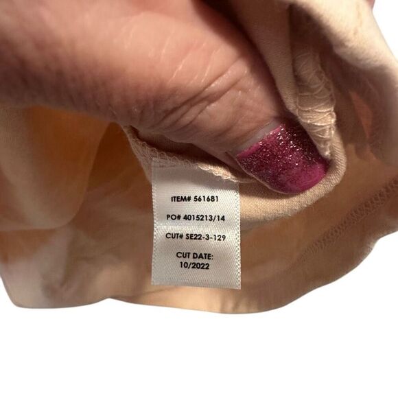 Torrid Scoop Neck Cotton Blend Adjustable Strap Foxy Cami Tank Nude 00 NWT - Picture 3 of 4